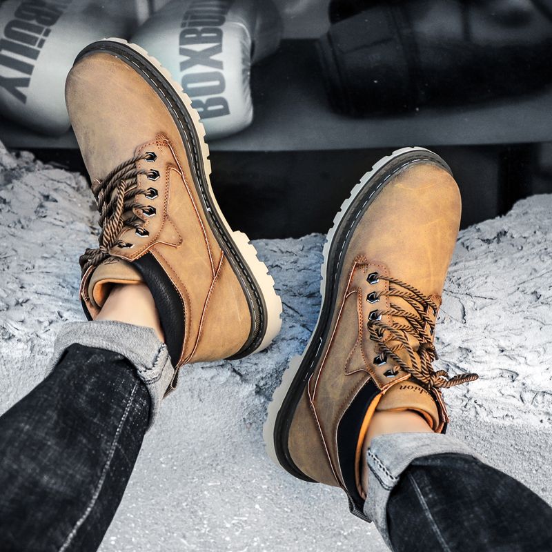 Buty Sznurowane Lenny - Brązowy
