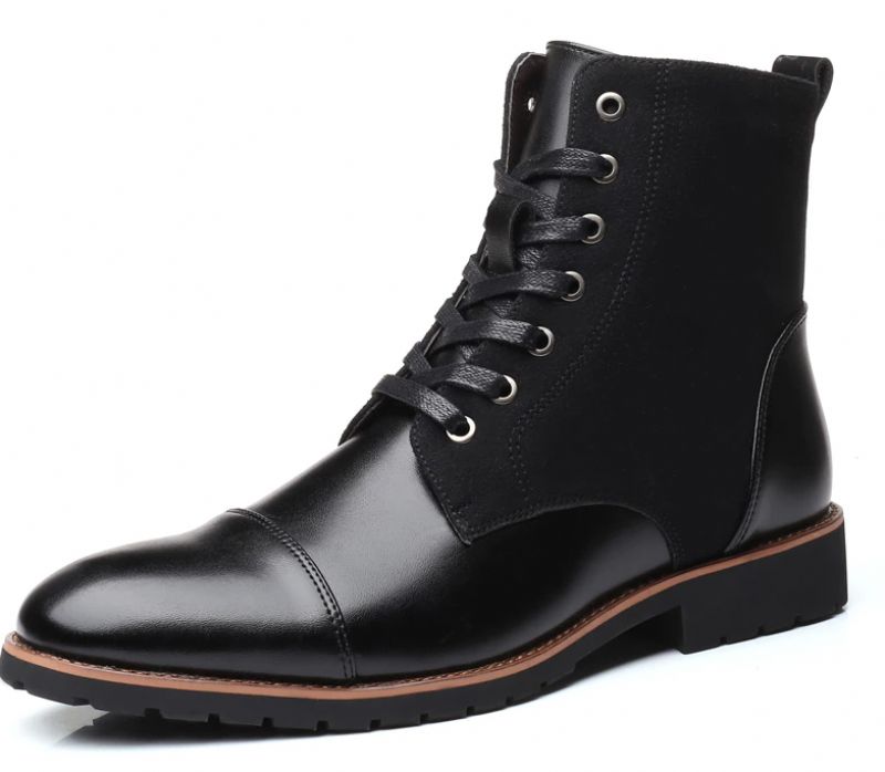 Buty Sznurowane Męskie Gutierrez - Brązowy
