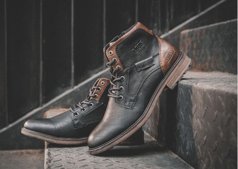 Buty Tiago Męskie Modne - Kawa