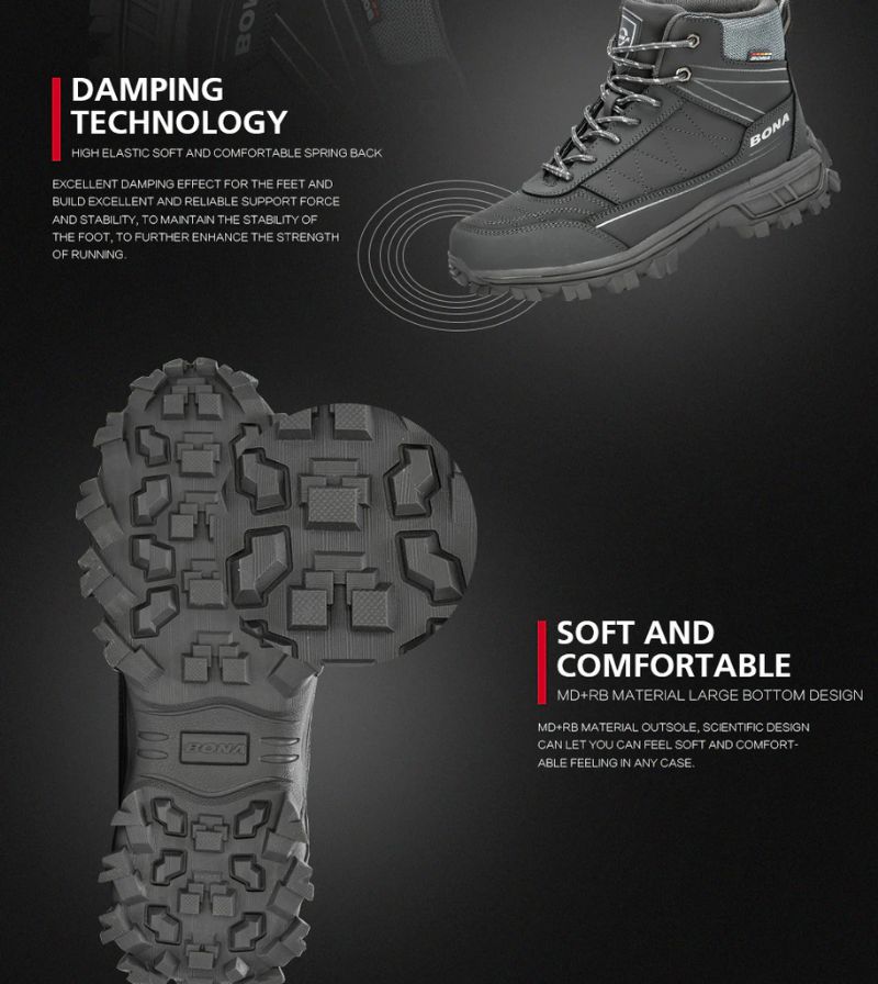 Buty Trekkingowe Męskie Bally - Czarny