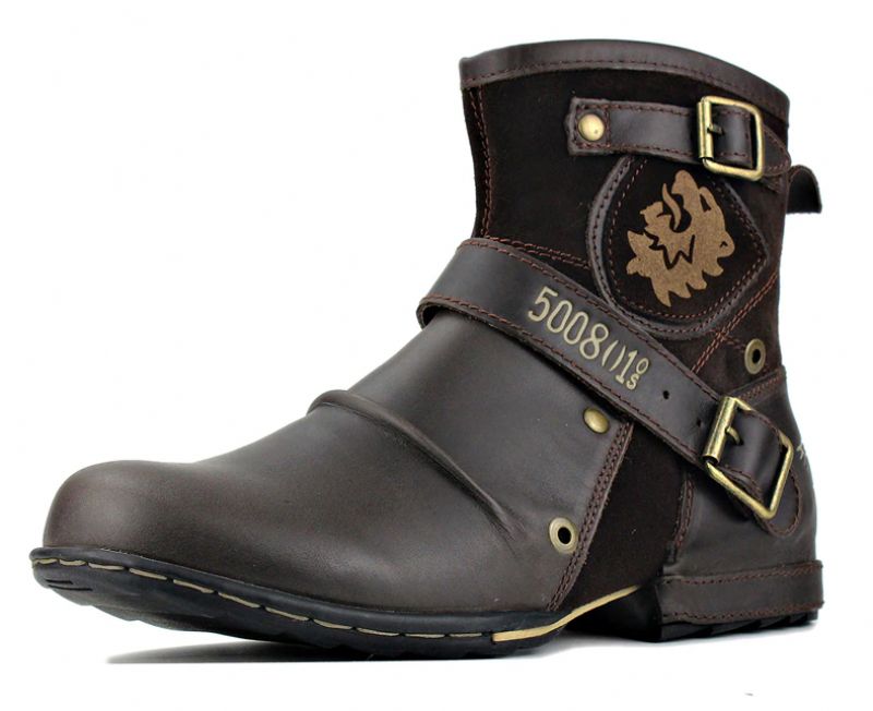Buty Western Męskie Billy - Kawowy