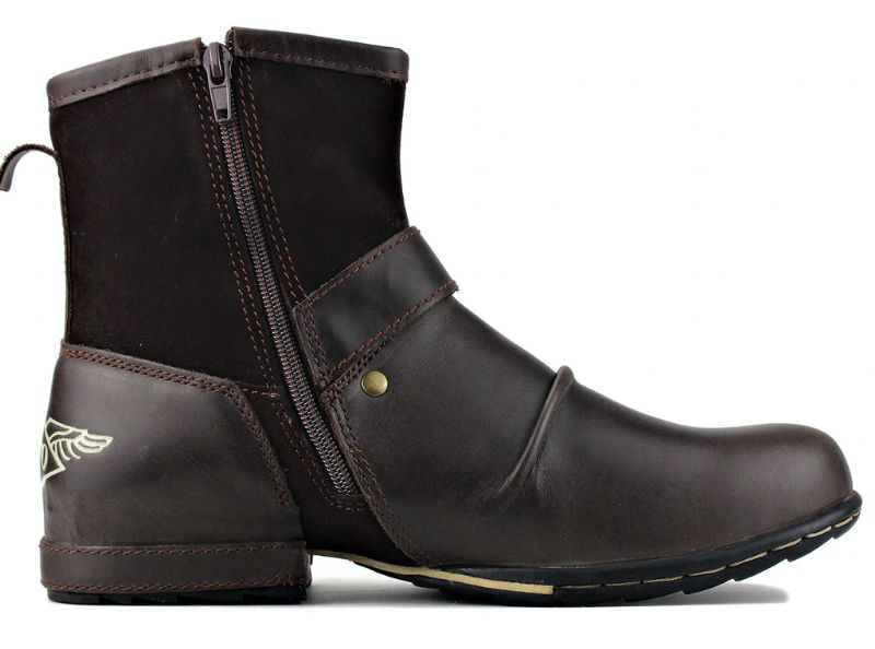 Buty Western Męskie Billy - Kawowy
