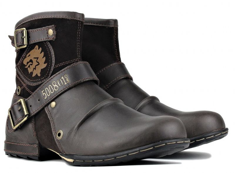 Buty Western Męskie Billy - Kawowy