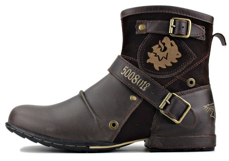 Buty Western Męskie Billy - Kawowy