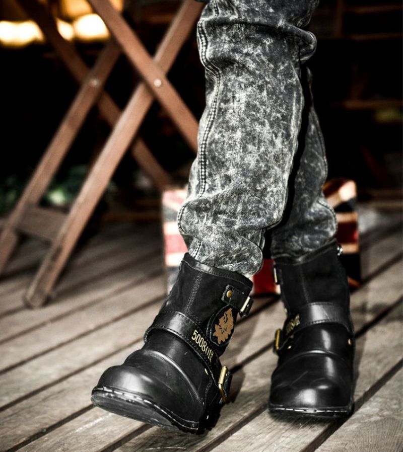 Buty Western Męskie Billy - Kawowy