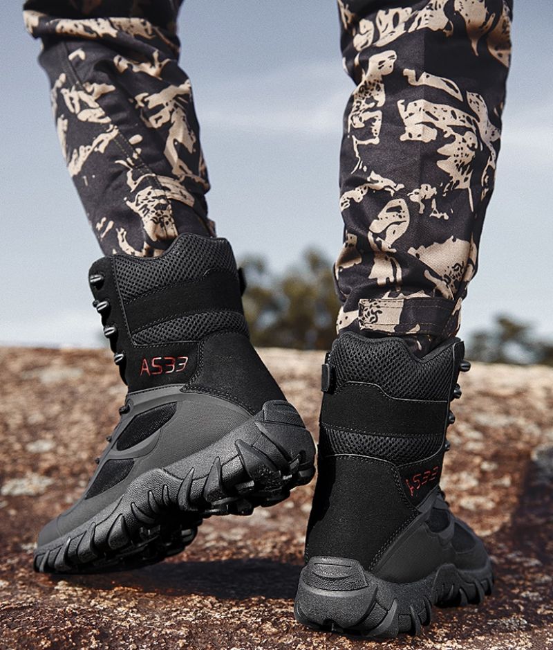Buty Wojskowe Męskie Galanty - Piaskowy
