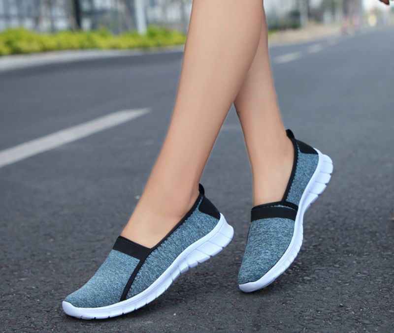 Buty Wsuwane Damskie Aldana - Szary