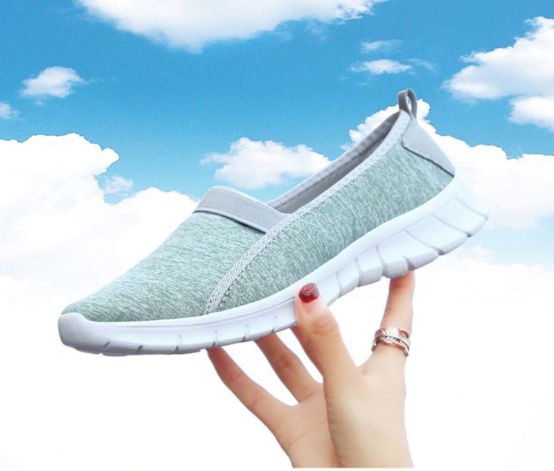 Buty Wsuwane Damskie Aldana - Szary