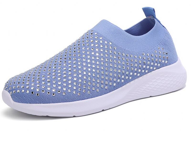 Buty Wsuwane Damskie Baruta - Niebieski