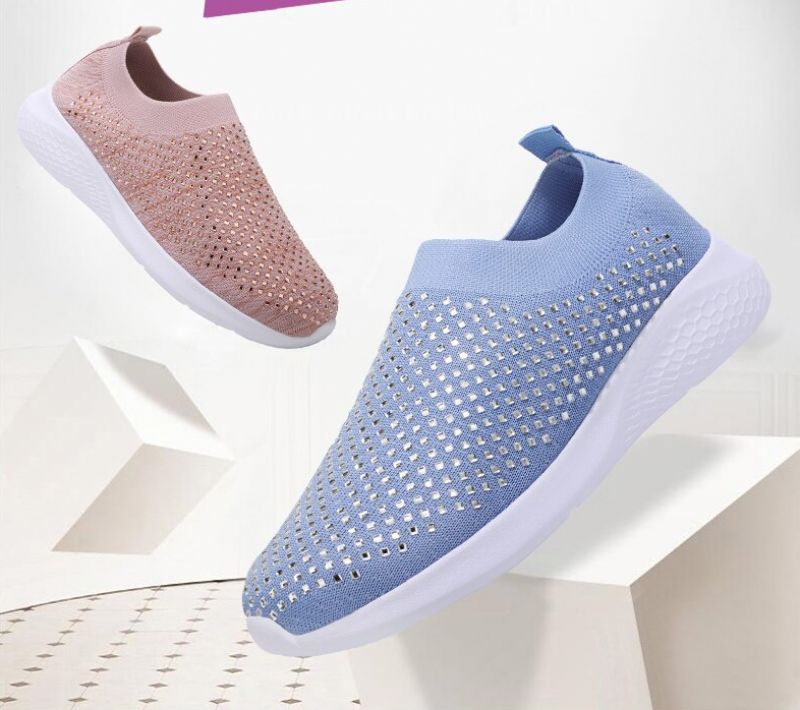 Buty Wsuwane Damskie Baruta - Niebieski
