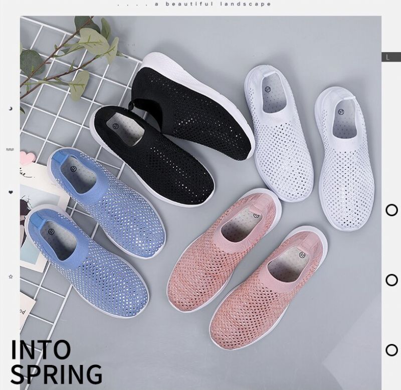 Buty Wsuwane Damskie Baruta - Niebieski