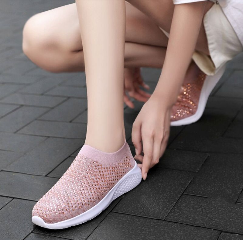 Buty Wsuwane Damskie Baruta - Niebieski