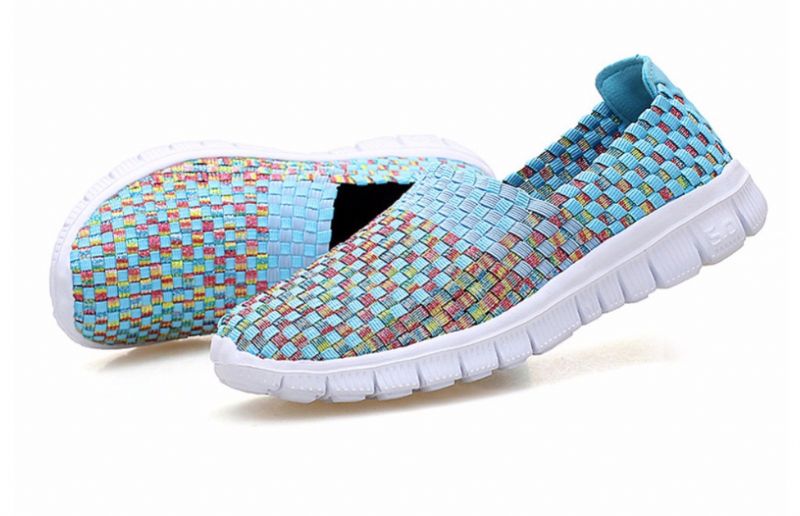 Buty Wsuwane Damskie Lobelia - Fioletoworóżowy łączony