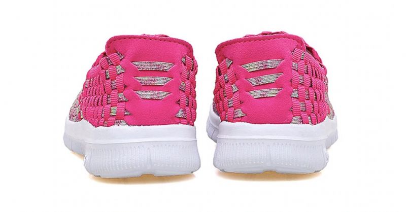 Buty Wsuwane Damskie Lobelia - Fioletoworóżowy łączony