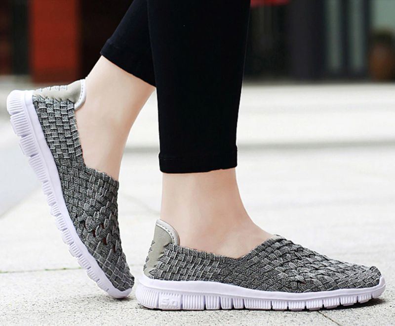 Buty Wsuwane Damskie Lobelia - Fioletoworóżowy łączony