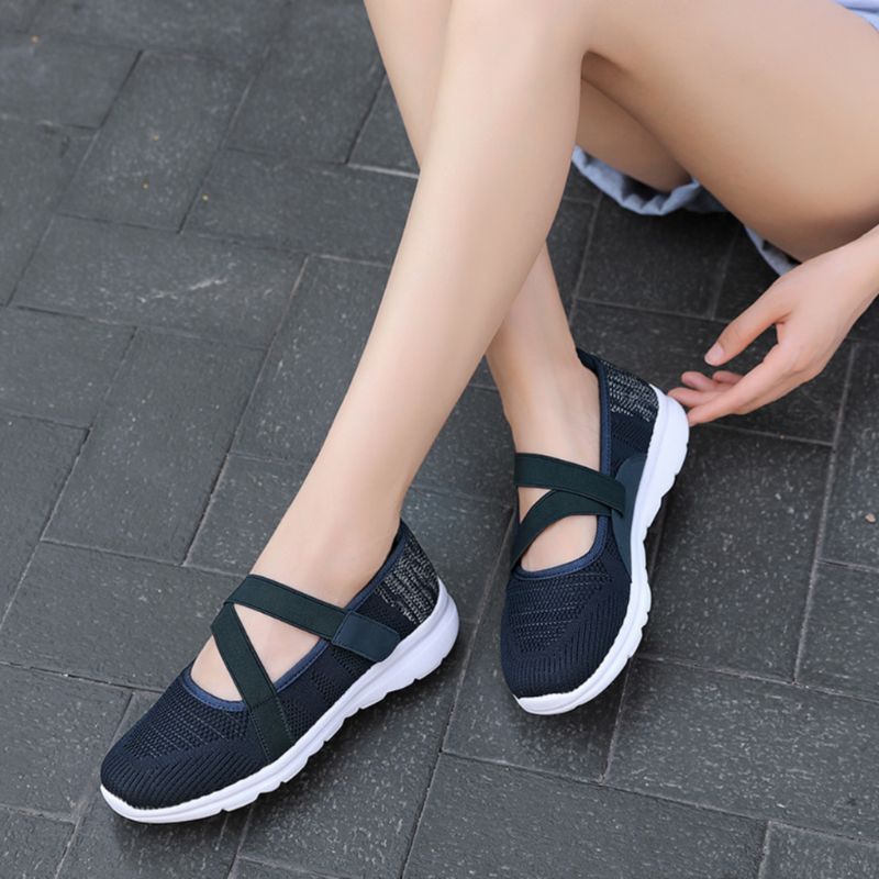 Buty Wsuwane Damskie Natalie - Niebieski