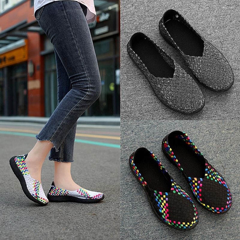 Buty Wsuwane Damskie Nobleza - Wielokolorowy