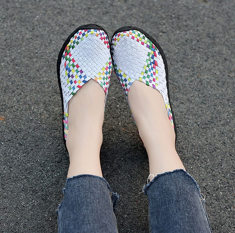 Buty Wsuwane Damskie Nobleza - Wielokolorowy