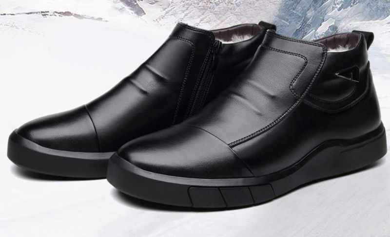 Buty Wsuwane Męskie Historia - Czarny