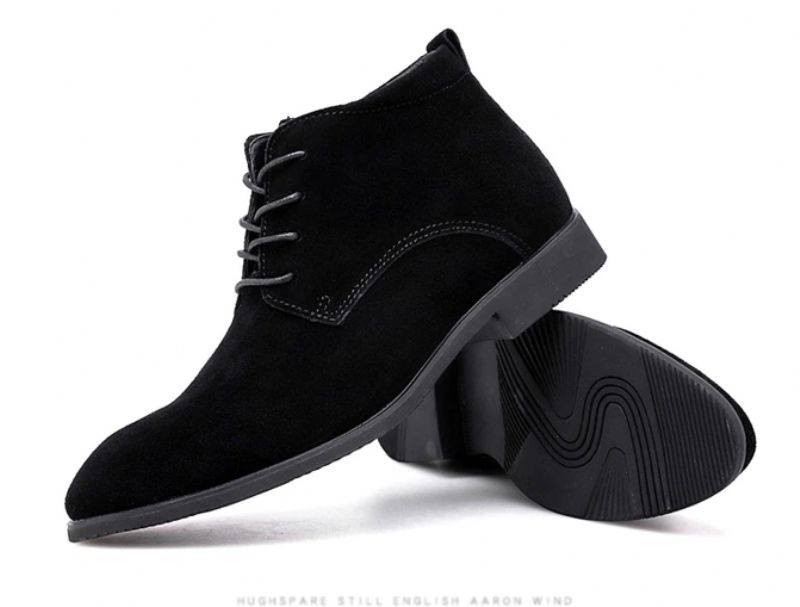 Buty Zamszowe Męskie Clettus - Szary