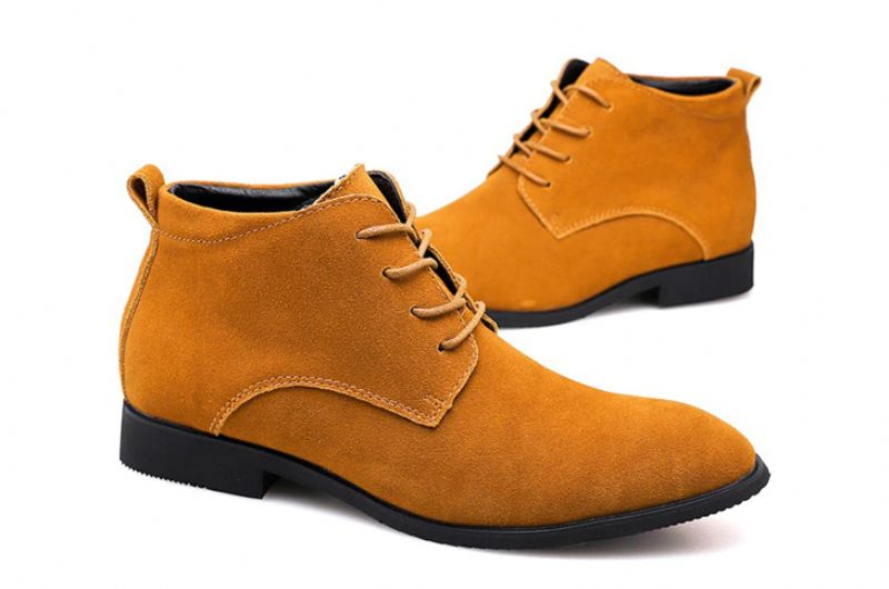 Buty Zamszowe Męskie Clettus - Szary
