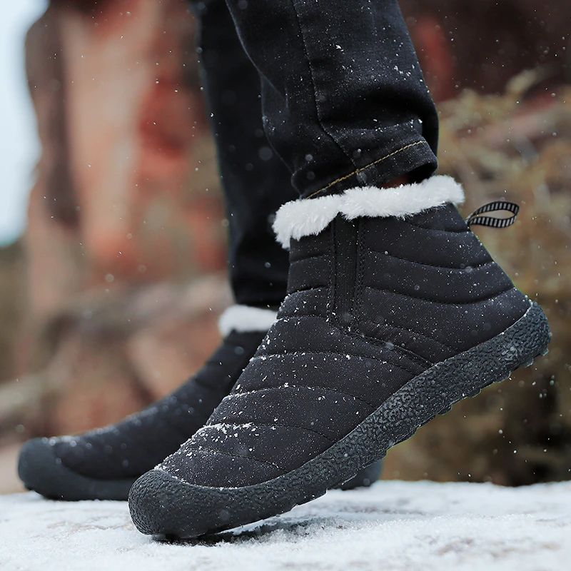 Buty Zimowe Arcangel Męskie - Czarny