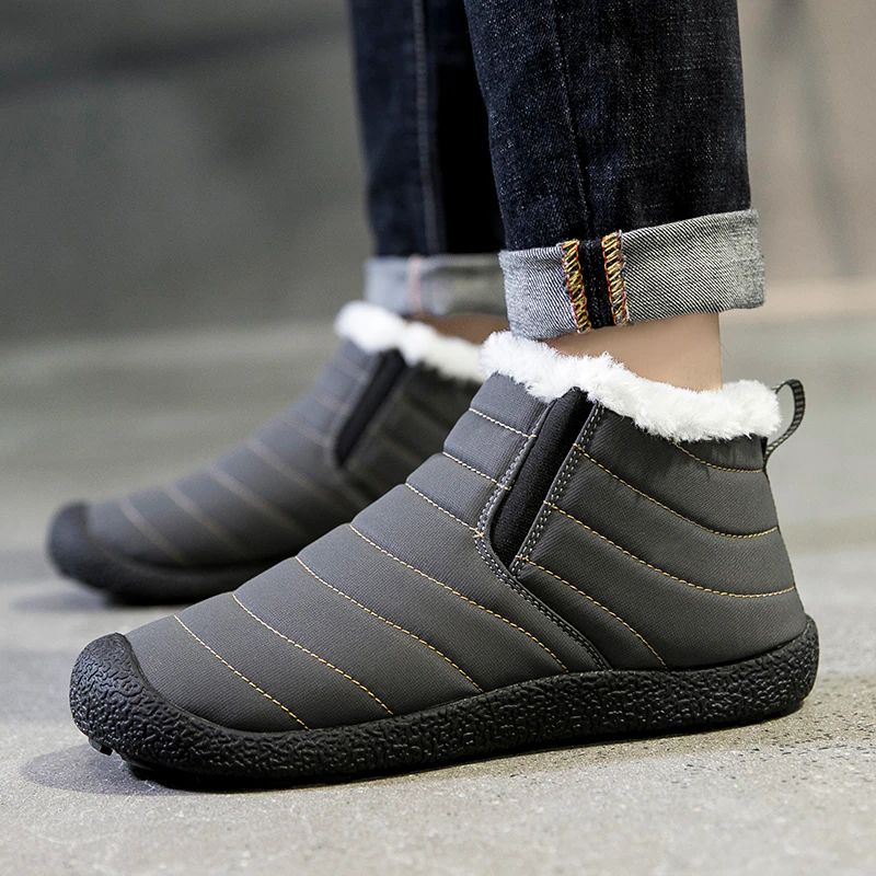 Buty Zimowe Arcangel Męskie - Czarny