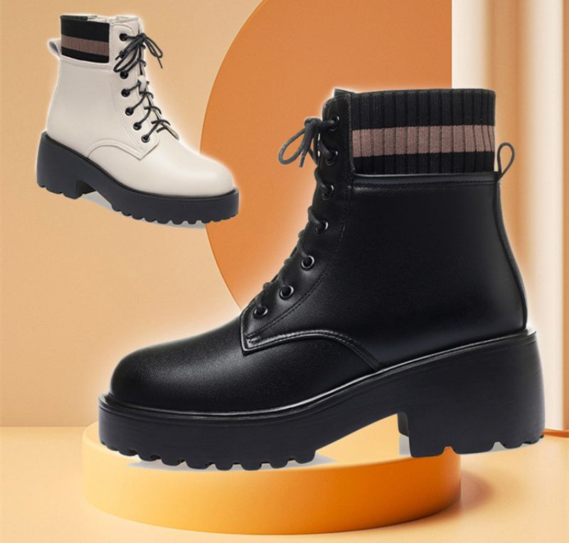 Buty Zimowe Damskie Lameda - Beżowa wełna