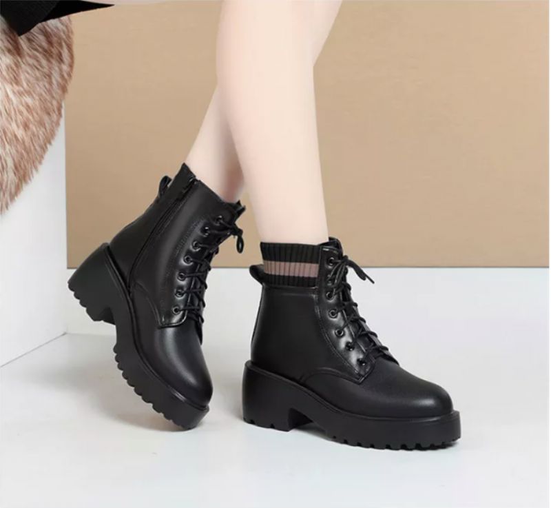 Buty Zimowe Damskie Lameda - Beżowa wełna