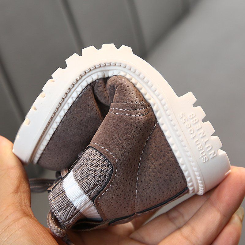 Buty Zimowe Dla Chłopców Jordi - Brązowe Futro