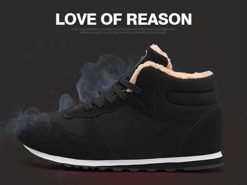 Buty Zimowe Frezze Męskie - Czarny