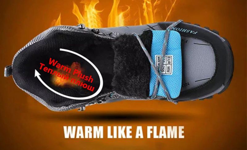 Buty Zimowe Giovinco Męskie - Zielone futro