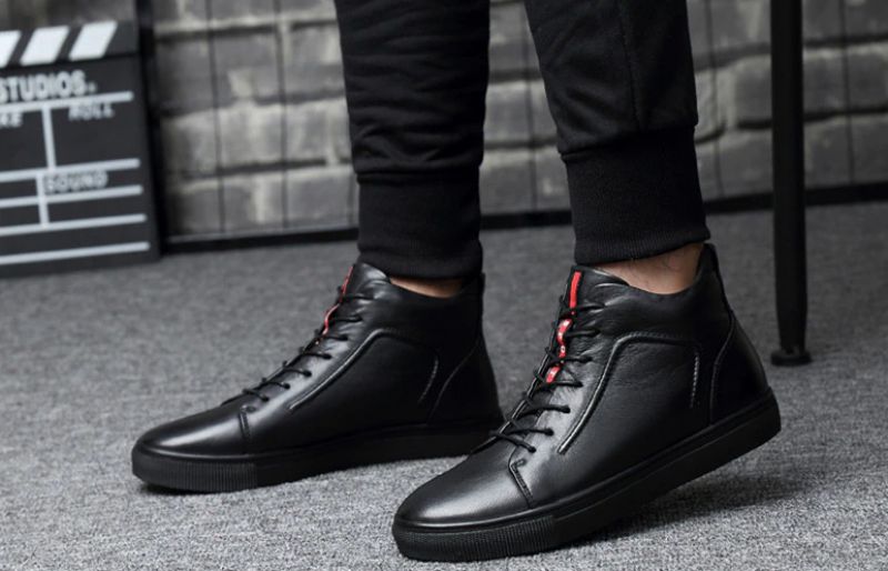 Buty Zimowe Męskie Adrien - Czarne