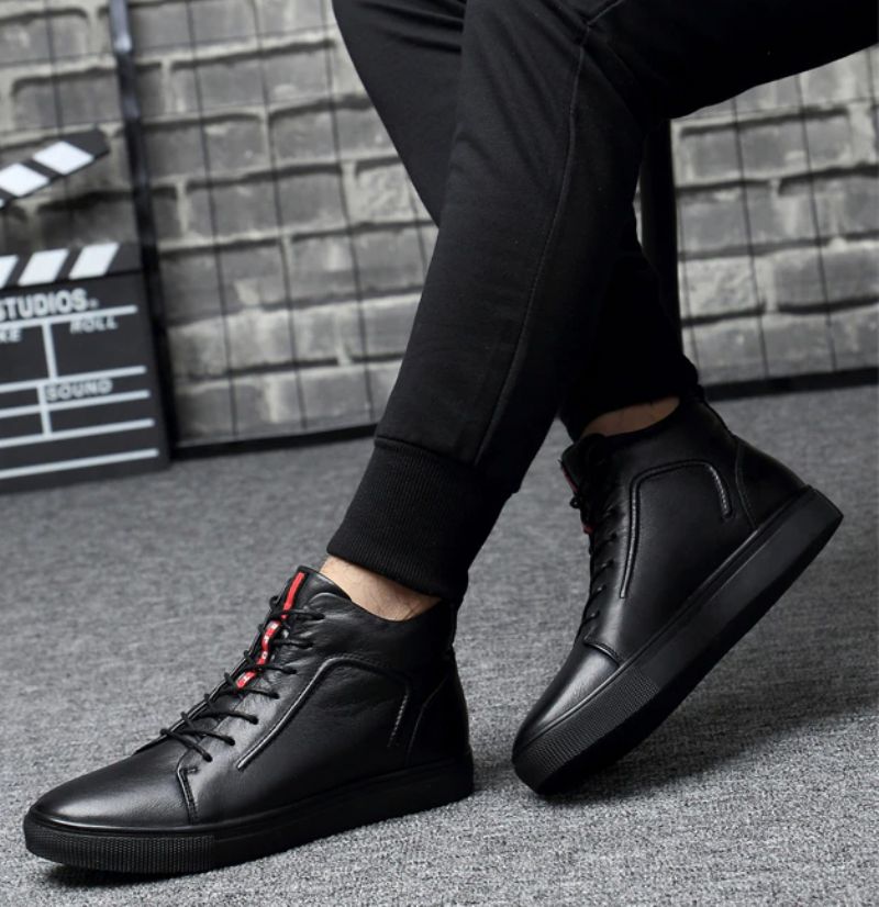 Buty Zimowe Męskie Adrien - Czarne