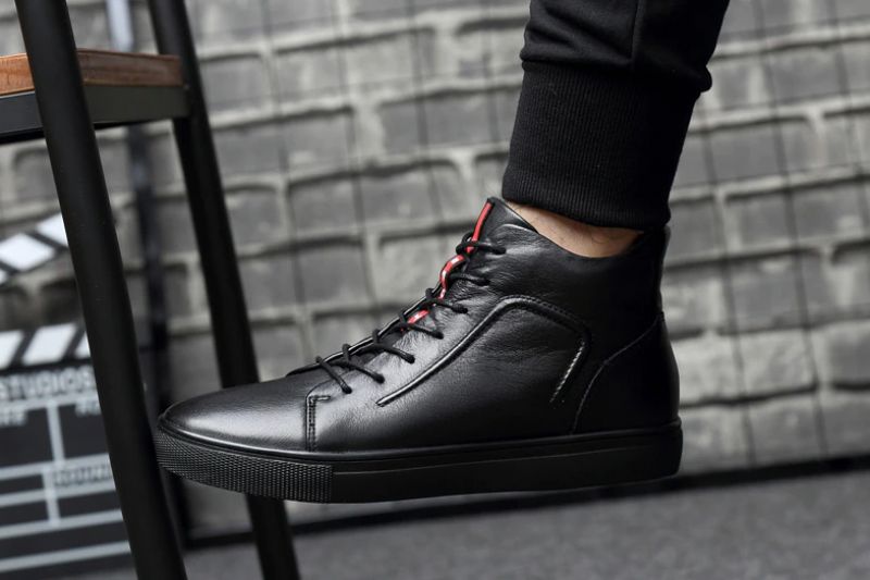 Buty Zimowe Męskie Adrien - Czarne