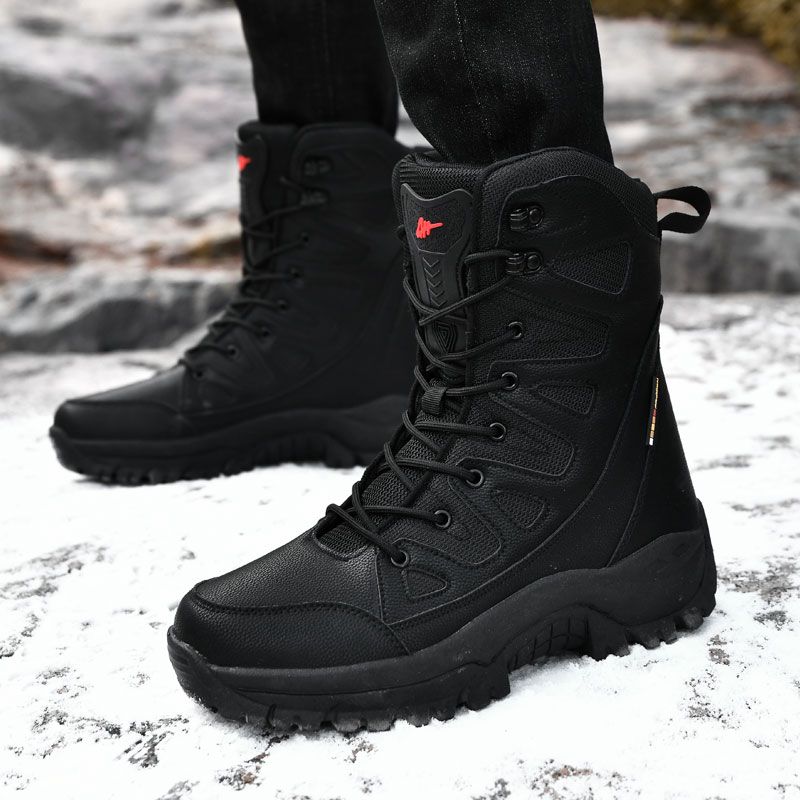 Buty Zimowe Męskie Alekay - Czarny