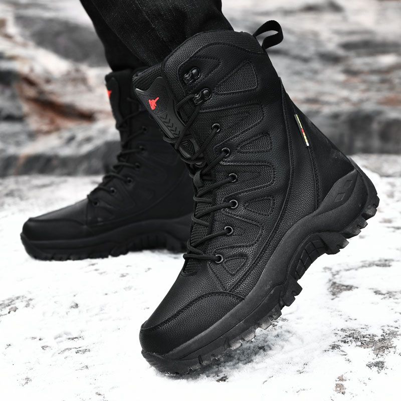 Buty Zimowe Męskie Alekay - Czarny