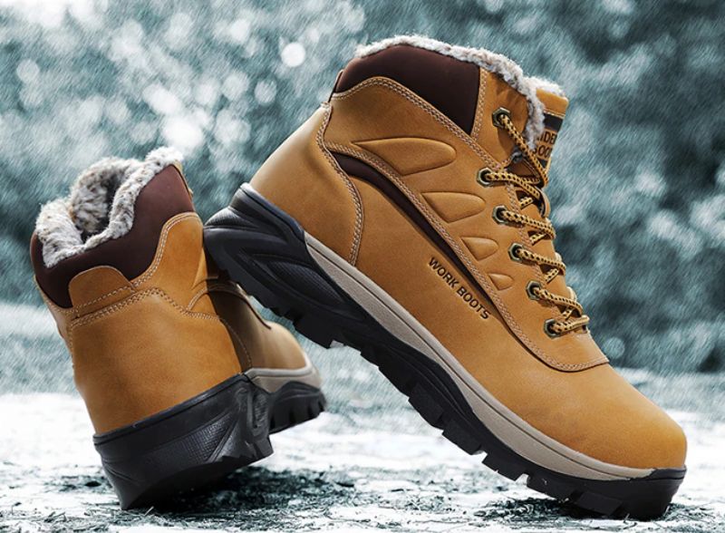 Buty Zimowe Męskie Atlas - Żółty