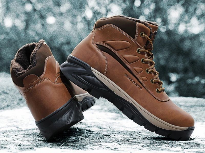 Buty Zimowe Męskie Atlas - Żółty