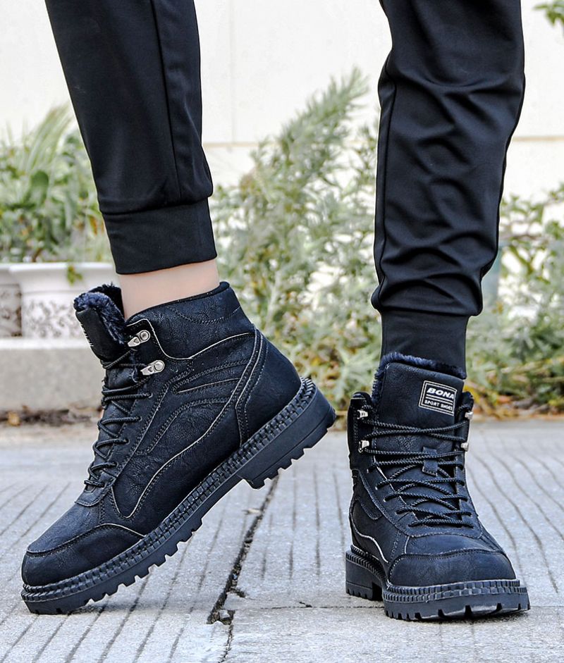 Buty Zimowe Męskie Austin - Beżowy