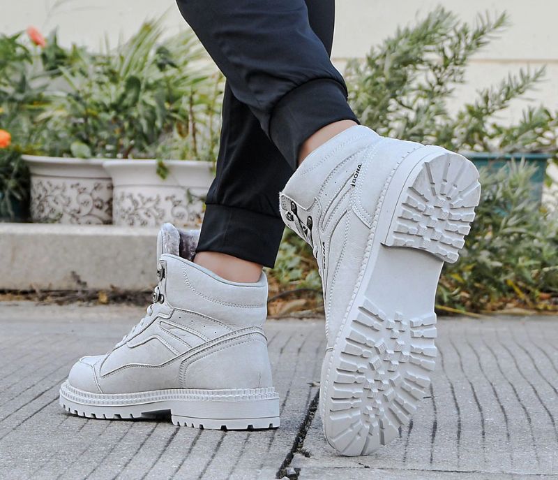 Buty Zimowe Męskie Austin - Beżowy