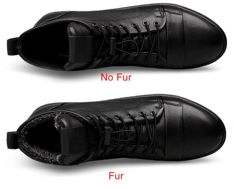 Buty Zimowe Męskie Caleb - Czarny