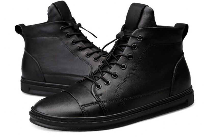Buty Zimowe Męskie Caleb - Czarny