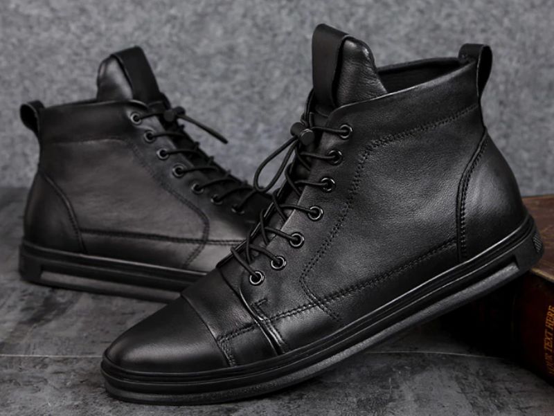 Buty Zimowe Męskie Caleb - Czarny