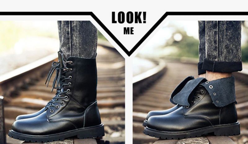 Buty Zimowe Męskie Carper - czarne