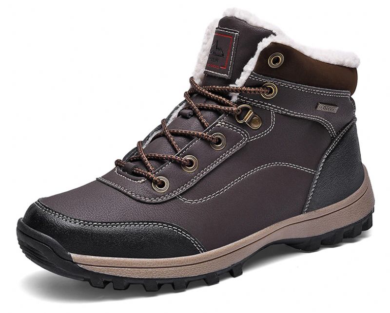 Buty Zimowe Męskie Dixon - Brązowy