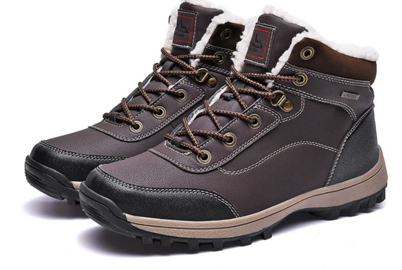 Buty Zimowe Męskie Dixon - Brązowy