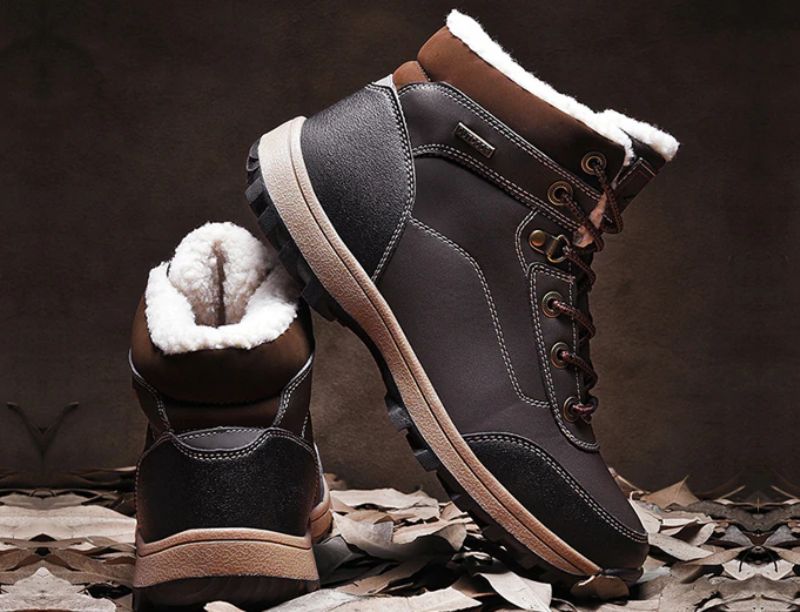 Buty Zimowe Męskie Dixon - Brązowy