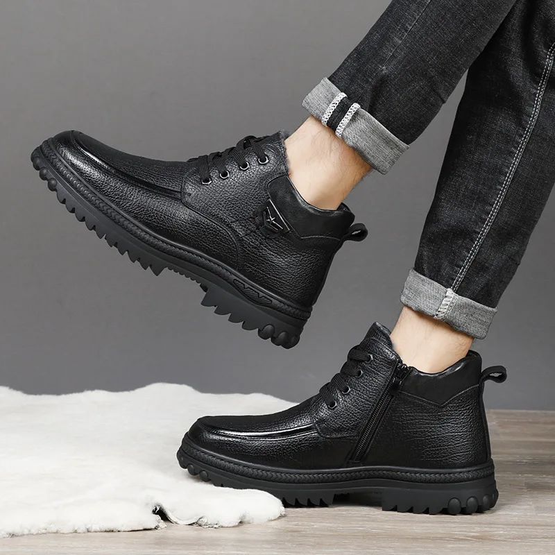 Buty Zimowe Męskie Galius - Czarny