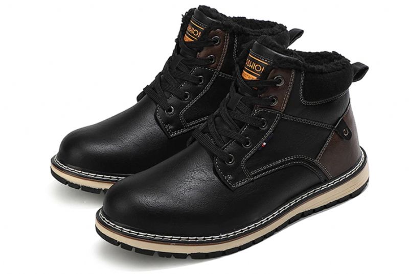 Buty Zimowe Męskie Geller - Kawowy